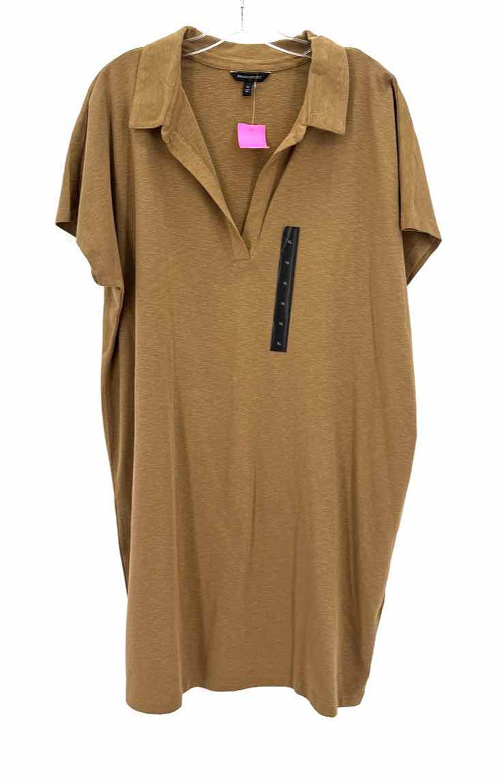 Size XL Banana Republic Tan Corduroy Dress