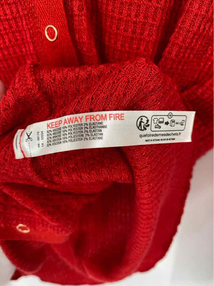 Size S FREE PEOPLE Red Shirt