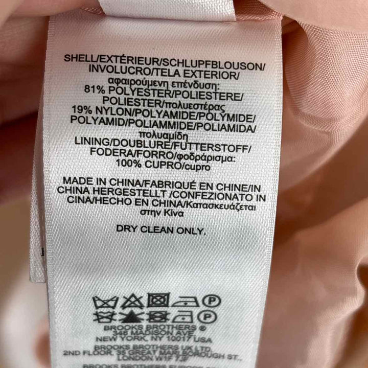 Size 12 Brooks Brothers Peach Dress
