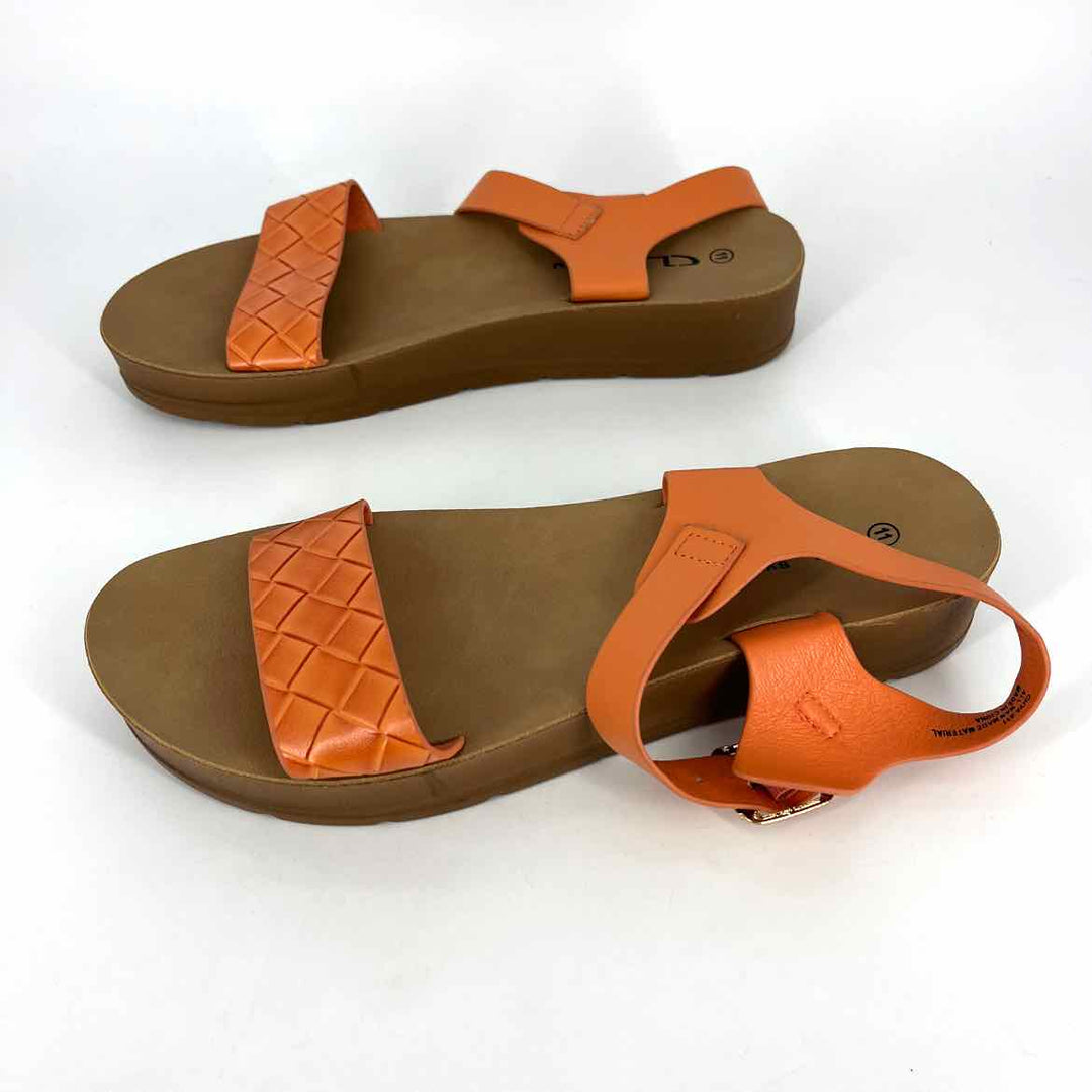 Shoe Size 11 CHINESE LAUNDRY Orange Sandals