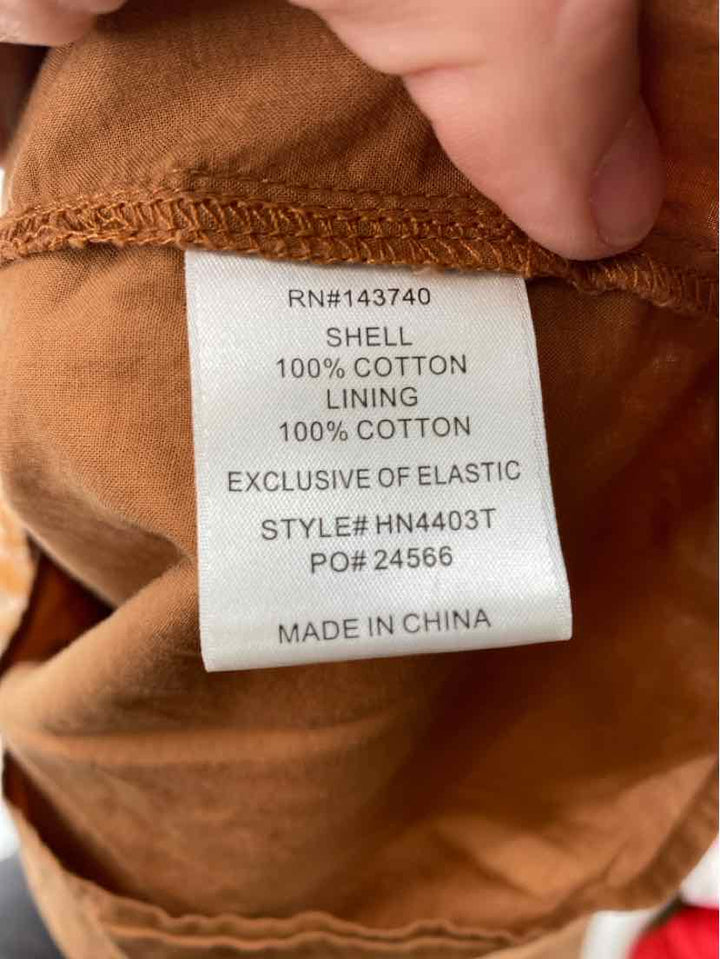 Size XL HYACINTH HOUSE Brown Print Shirt