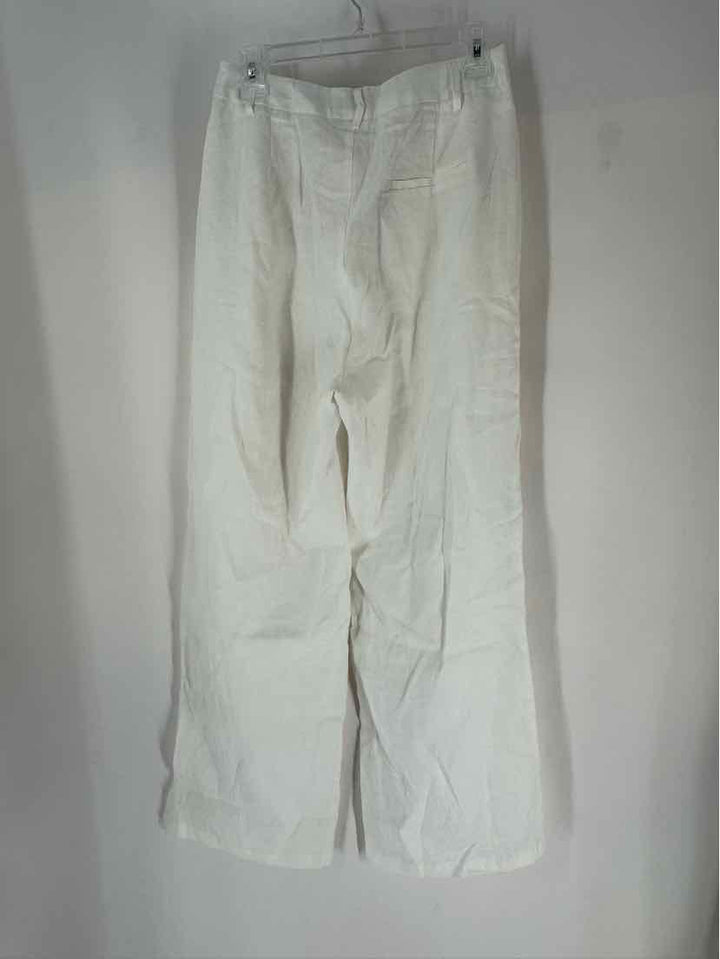 Size 10 White Linen Pants