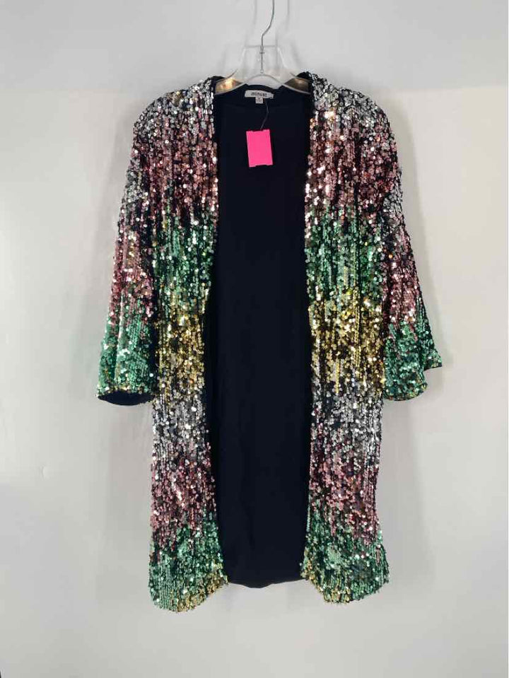 Size M Pink Sequined Jacket
