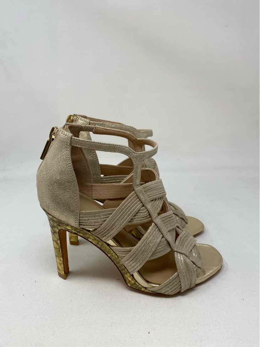 Shoe Size 6 Gold Leather Sandals