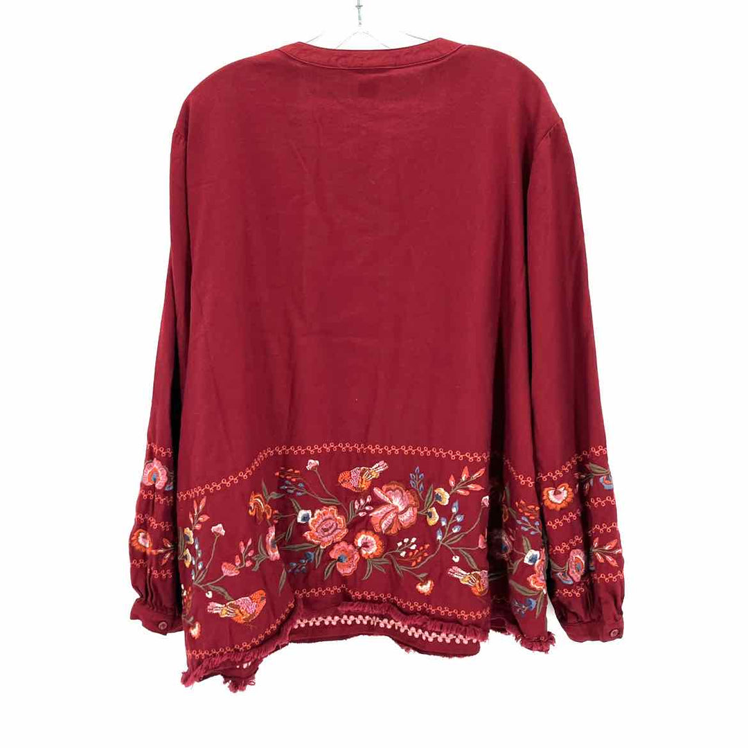 Size 2X Coldwater Creek Red Shirt