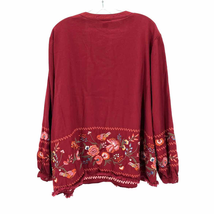Size 2X Coldwater Creek Red Shirt
