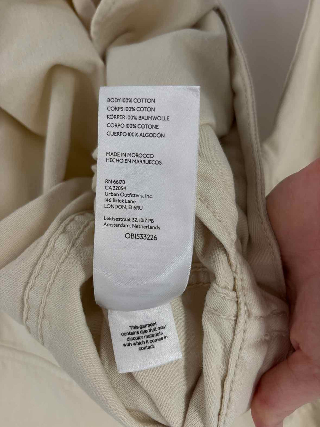 Size XL WE THE FREE Cream Jacket