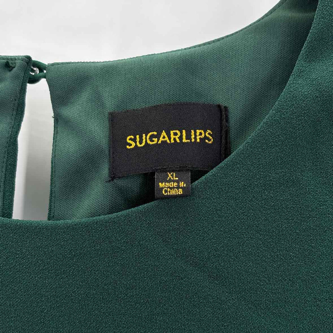 Size XL SUGARLIPS Green Dress