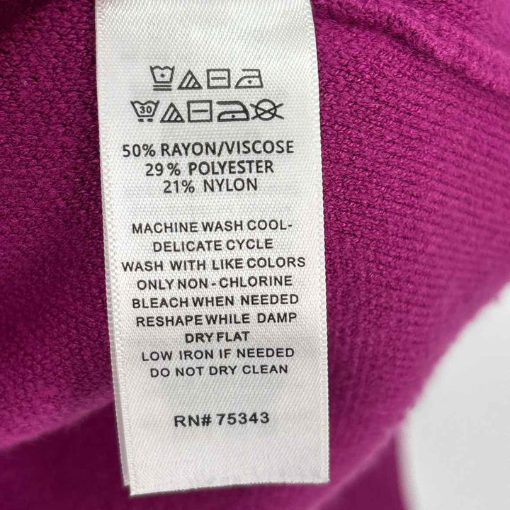 Size M TAHARI Fuschia Sweater