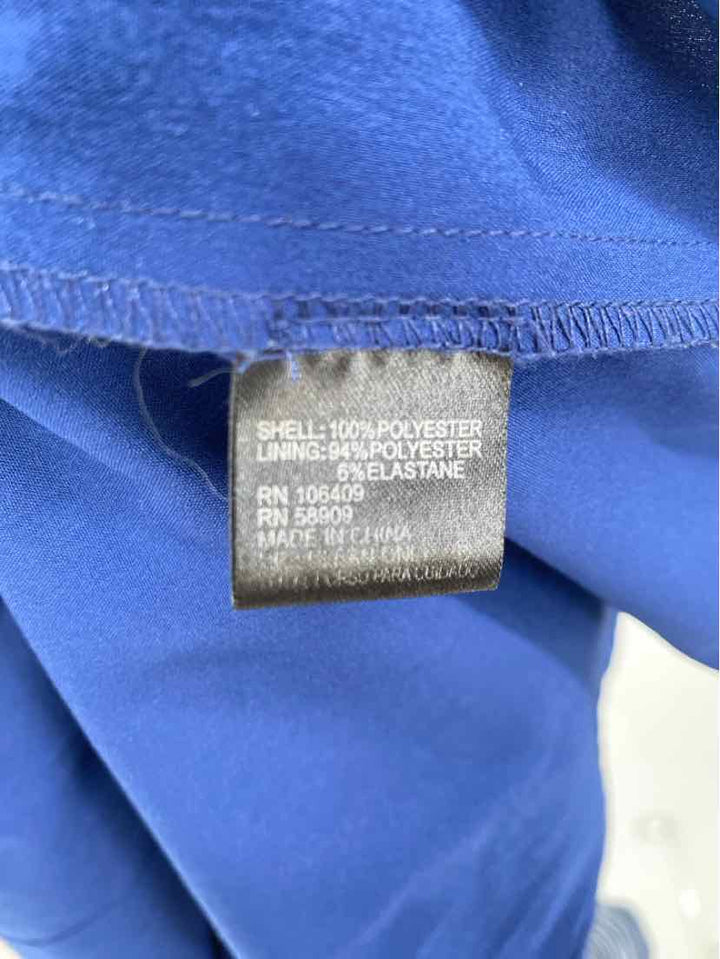 Size 10 ANTONIO MELANI Blue Dress