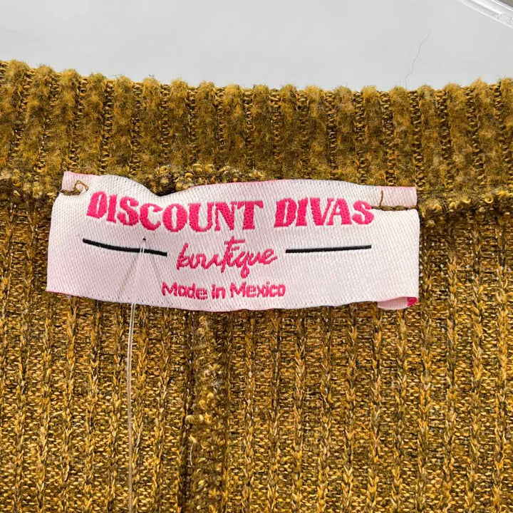 Size M Mustard Knit Vest