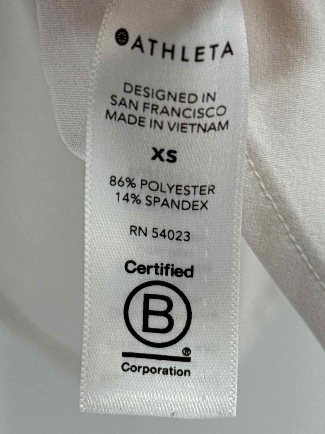 Size XS Athleta White Shirt