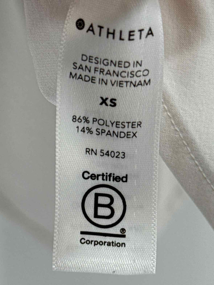 Size XS Athleta White Shirt