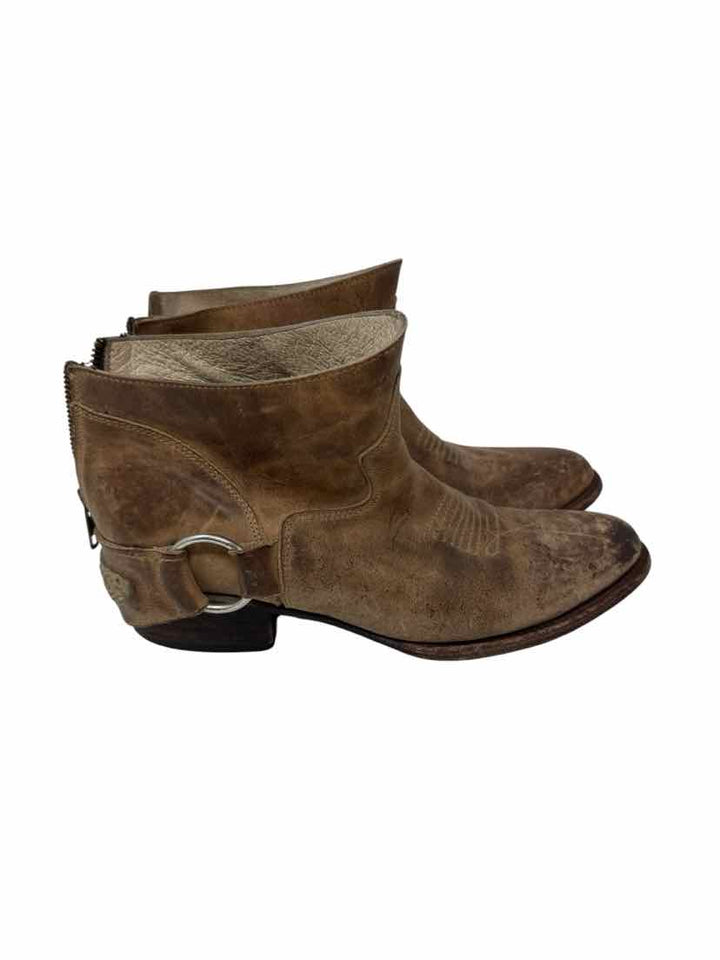Shoe Size 8 FREEBIRD Tan Leather Boots