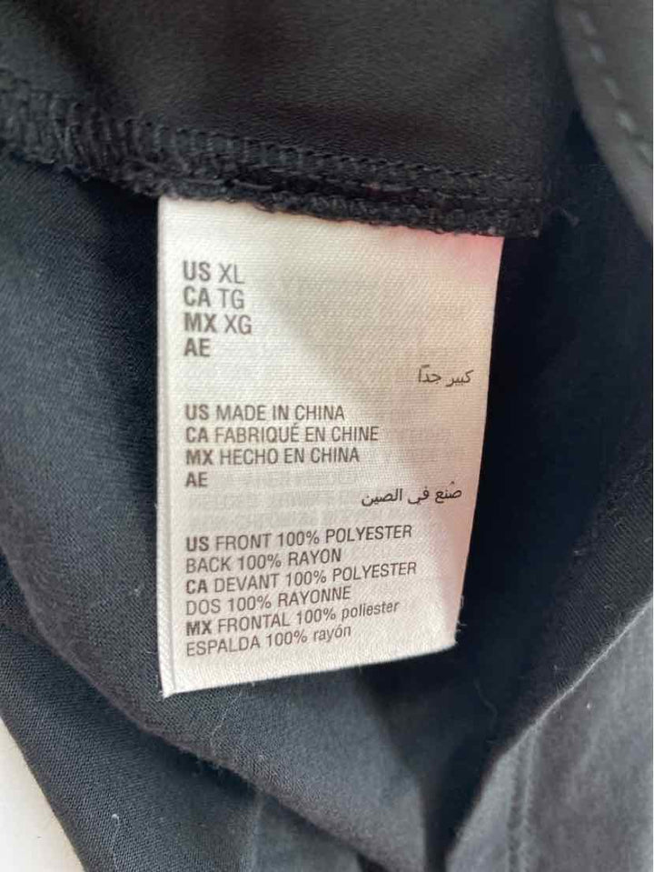 Size XL INC Black Shirt