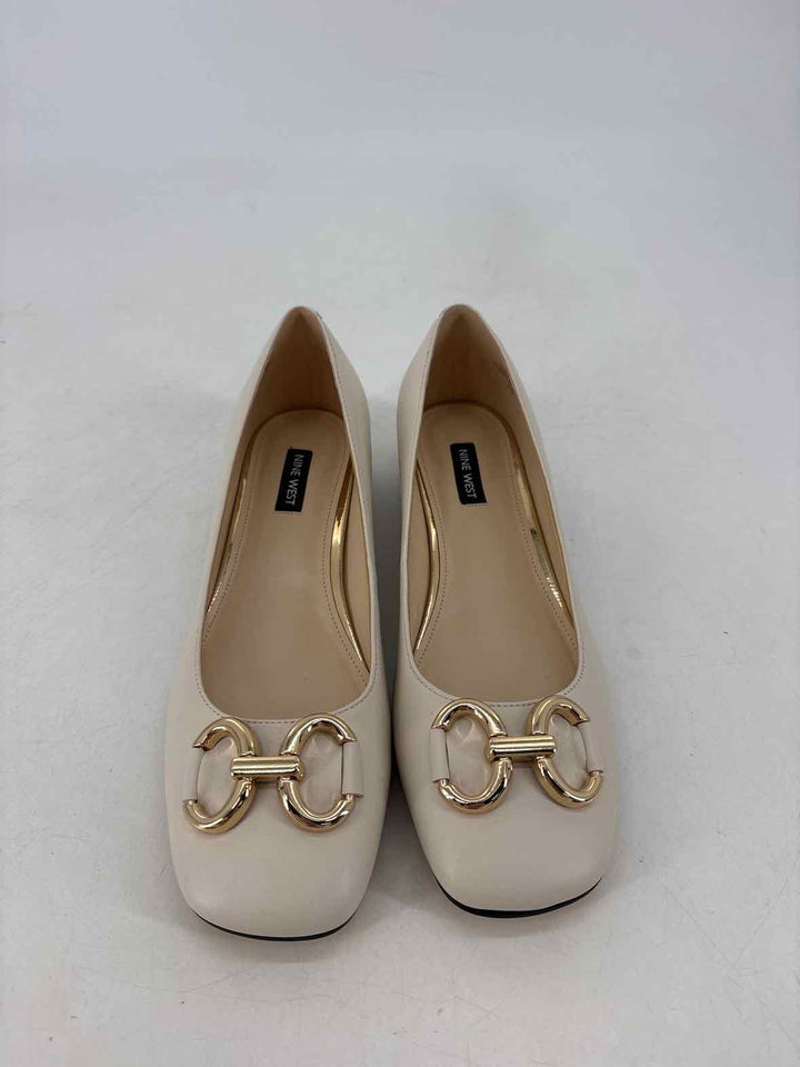 Shoe Size 9 Nine West Cream Pumps