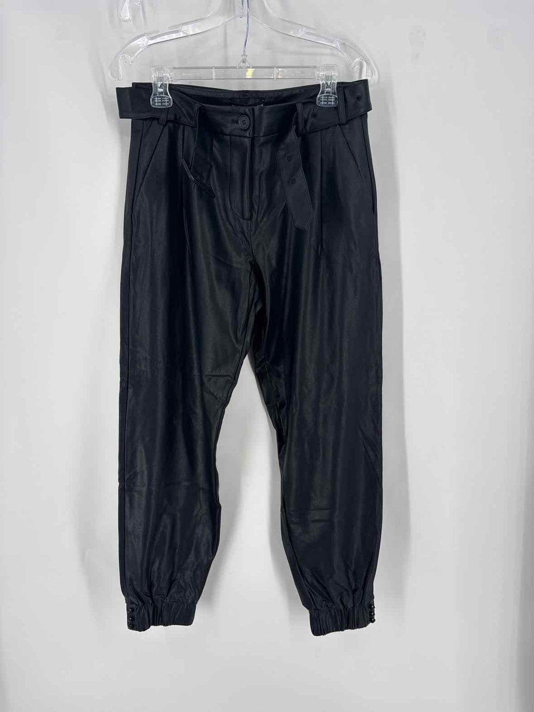 Size S GENERATIONAL LOVE Black Leather Pants