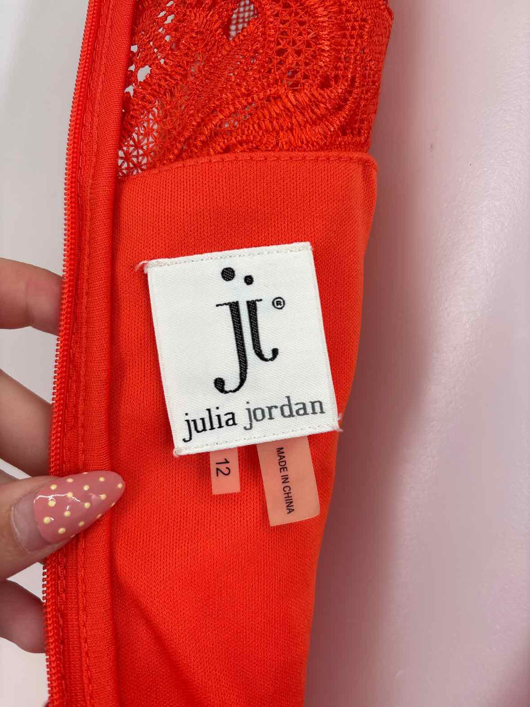 Size 12 Orange Dress