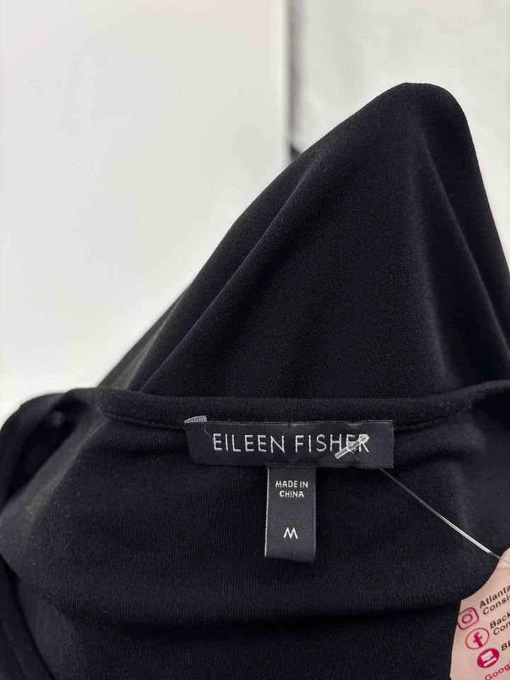 Size M Eileen Fisher Black Shirt