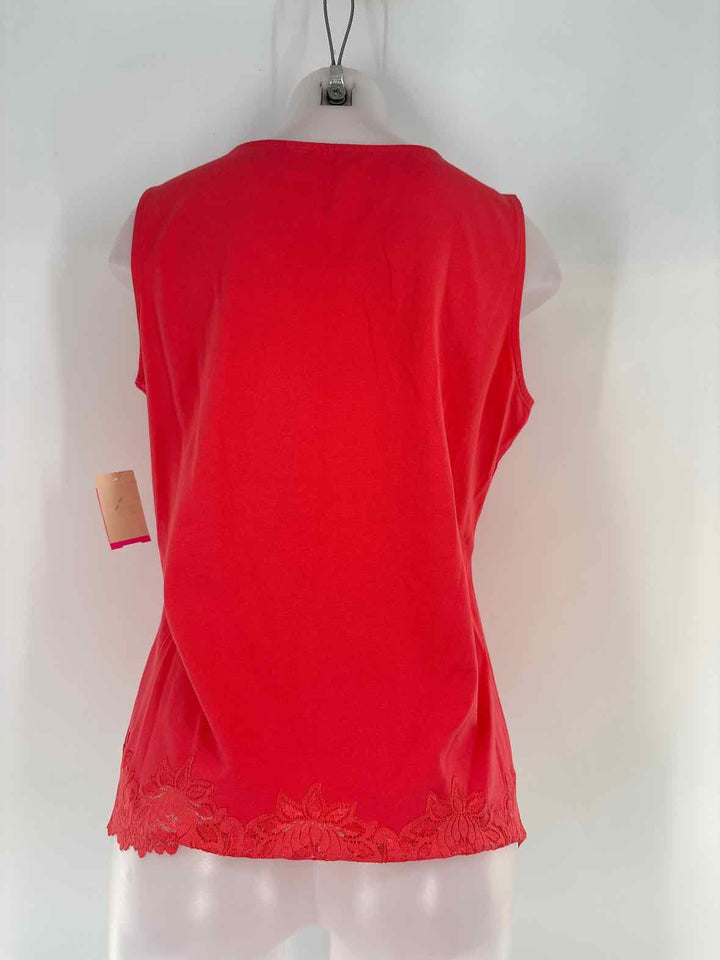Size L Coldwater Creek Orange Shirt