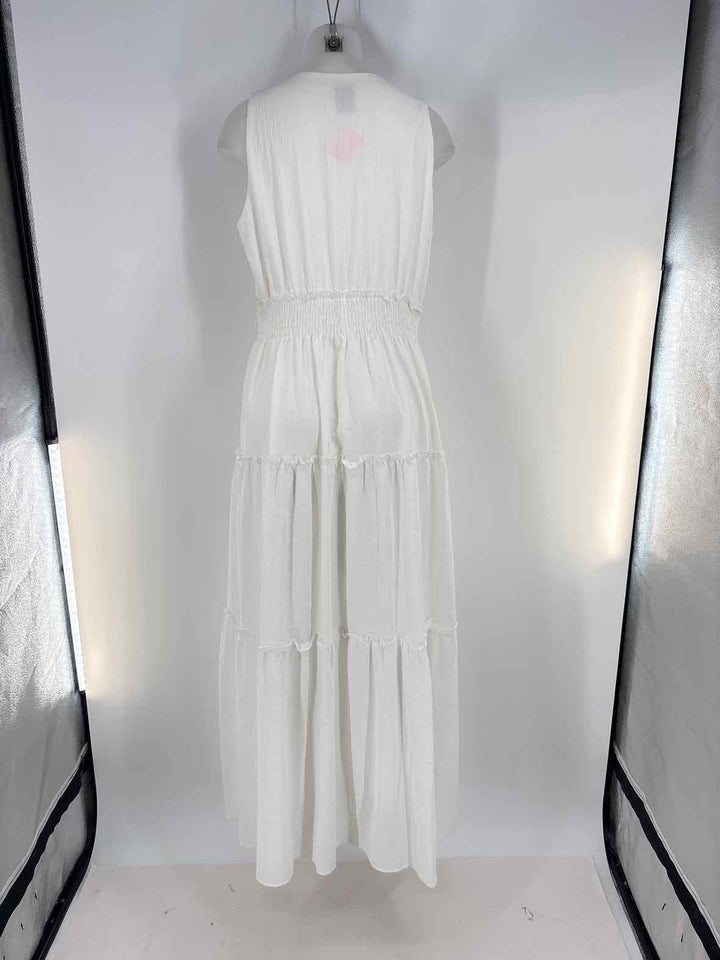 Size L TAYLOR White Dress