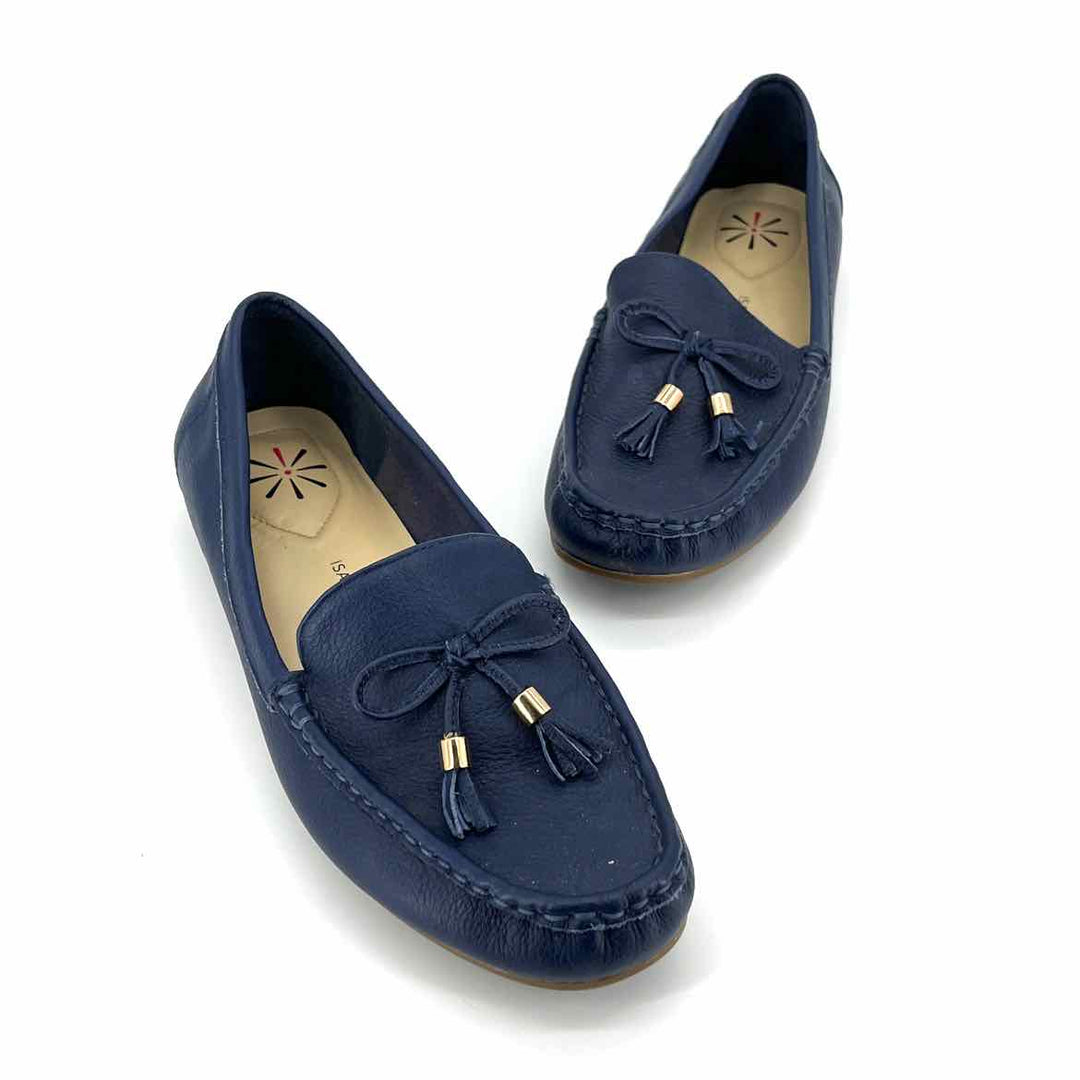 Shoe Size 8.5 ISAAC MIZRAHI Navy Flats