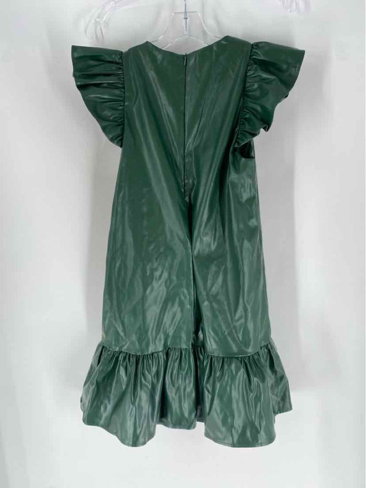 Size S FABRIK Green PATENT Dress