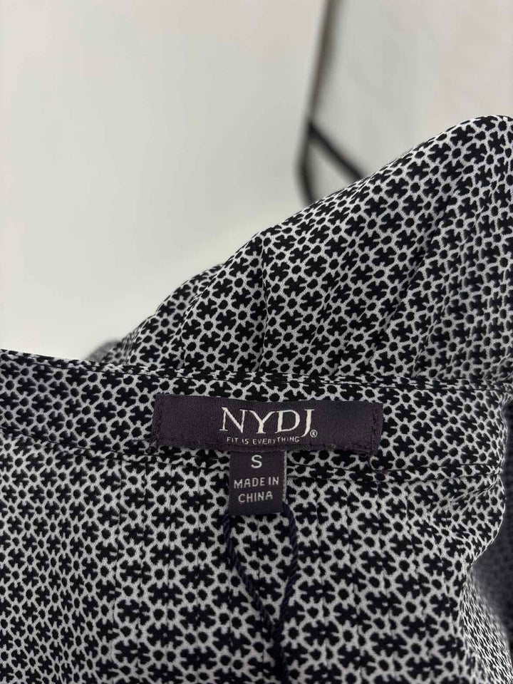 Size S NYDJ Navy Print Shirt