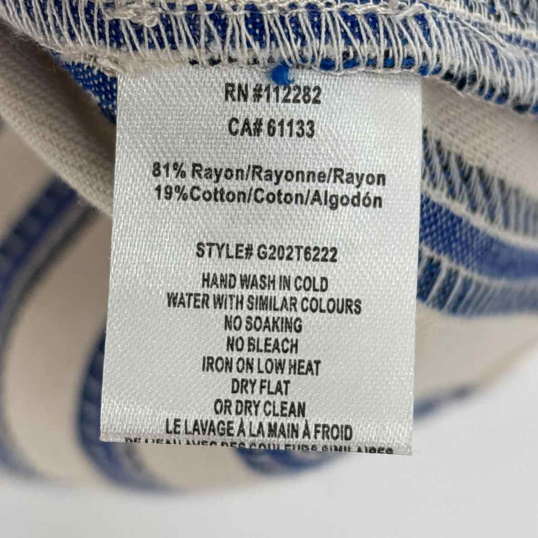 Size XS Blue Print Shirt