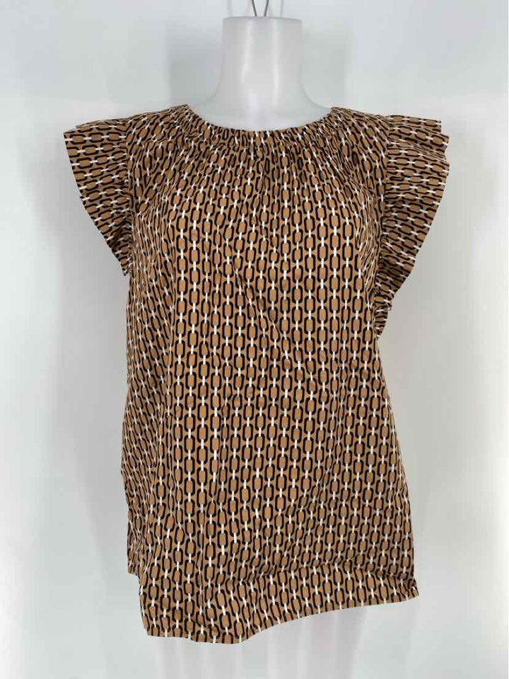 Size L Ann Taylor Tan Shirt