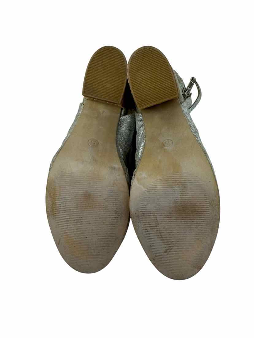 Shoe Size 8 DIBA Silver Leather Boots