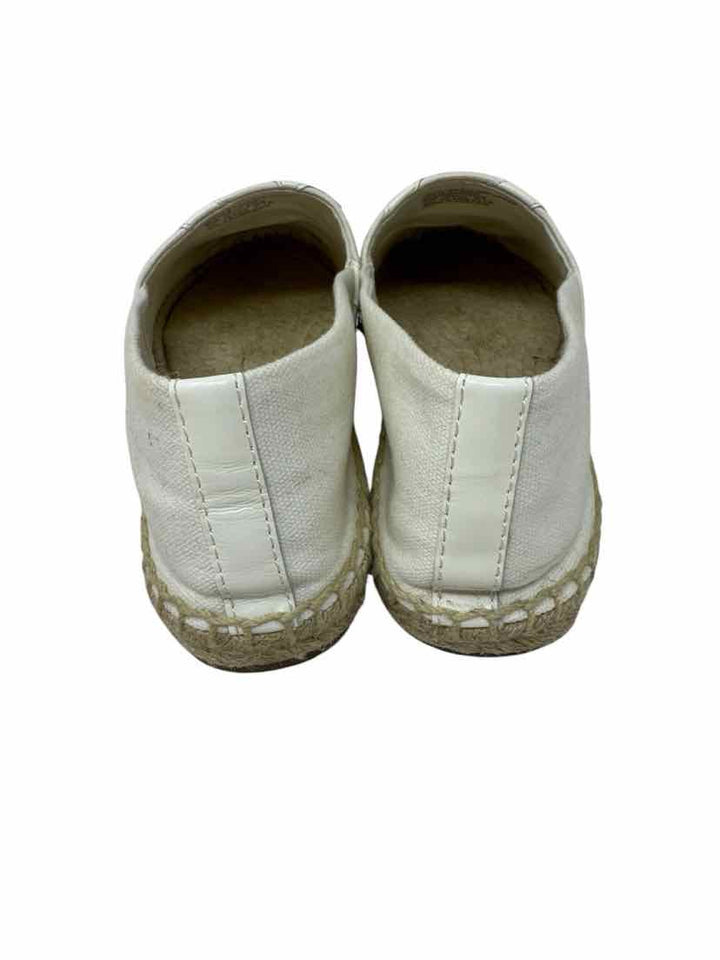 Shoe Size 9 Tory Burch Cream Canvas Sandals