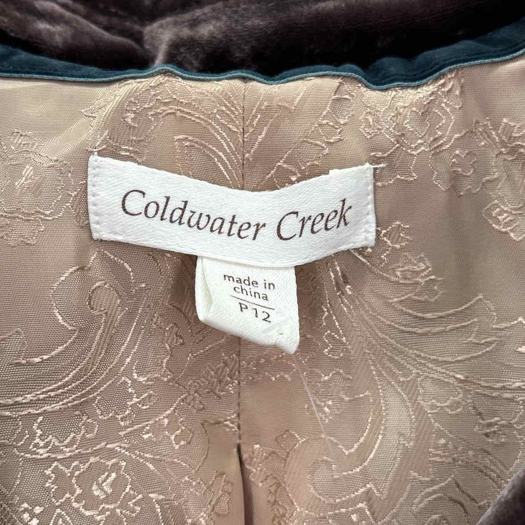 Size 12 Coldwater Creek Brown Blazer