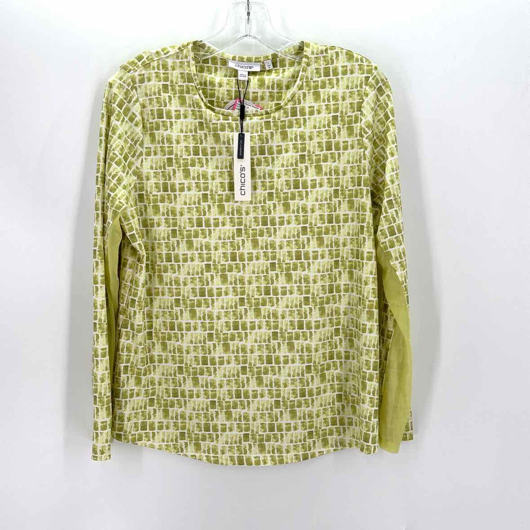 Size M Chico's Multi-Color Mesh Shirt