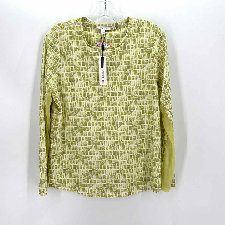 Size M Chico's Multi-Color Mesh Shirt