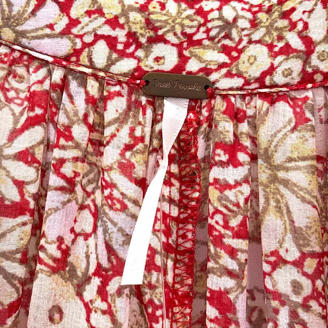 Size S FREE PEOPLE Red Dress