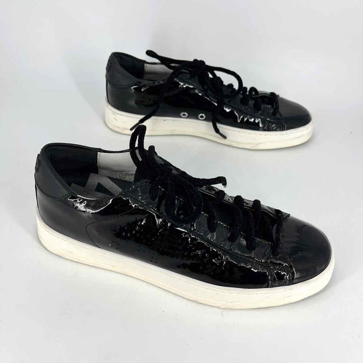 Shoe Size 8.5 P448 Black PATENT Sneakers