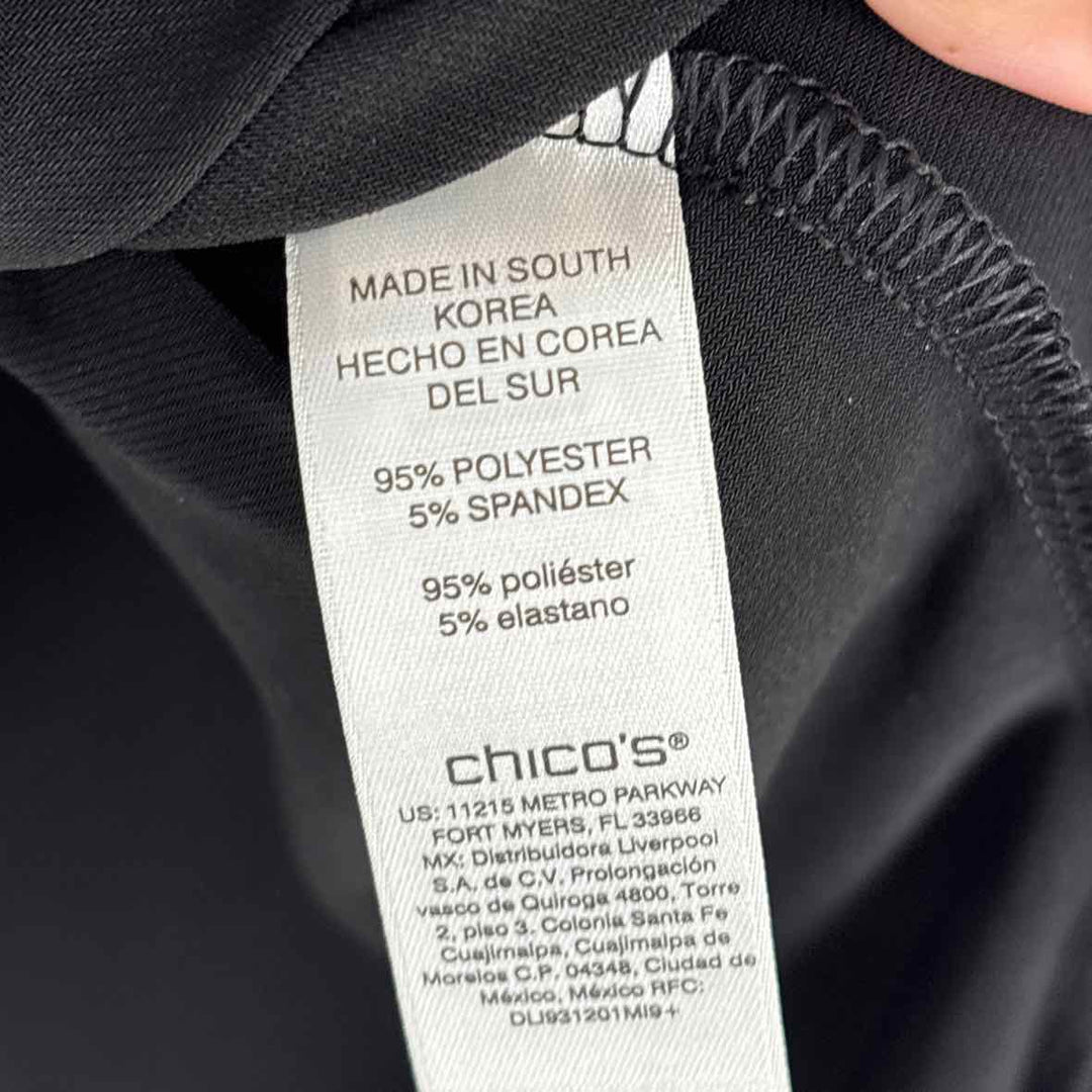 Size XXL Chico's Black Shirt