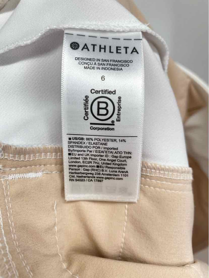 Size 6 Athleta White Pants