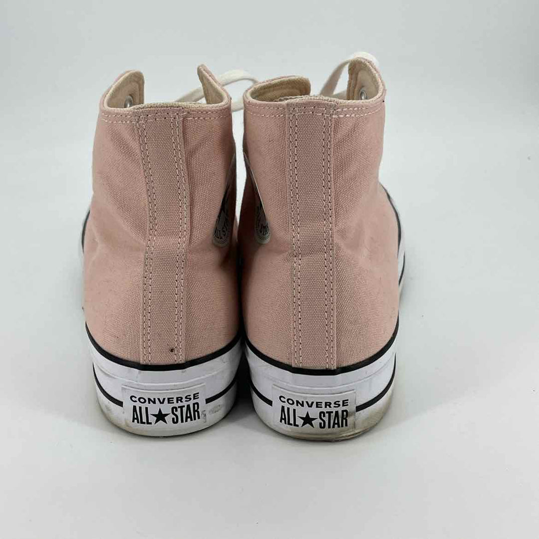 Shoe Size 10 Converse Pale Pink Canvas Sneakers