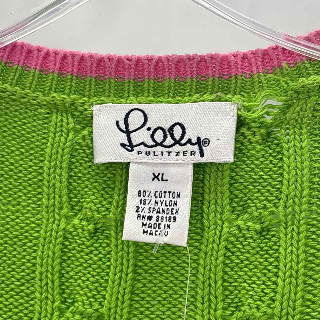 Size L Lilly Pulitzer Green Sweater