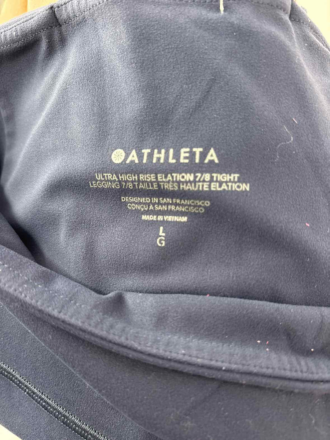 Size L Athleta Navy Pants