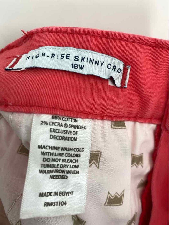 Size 16 CROWN & IVY Coral Pants