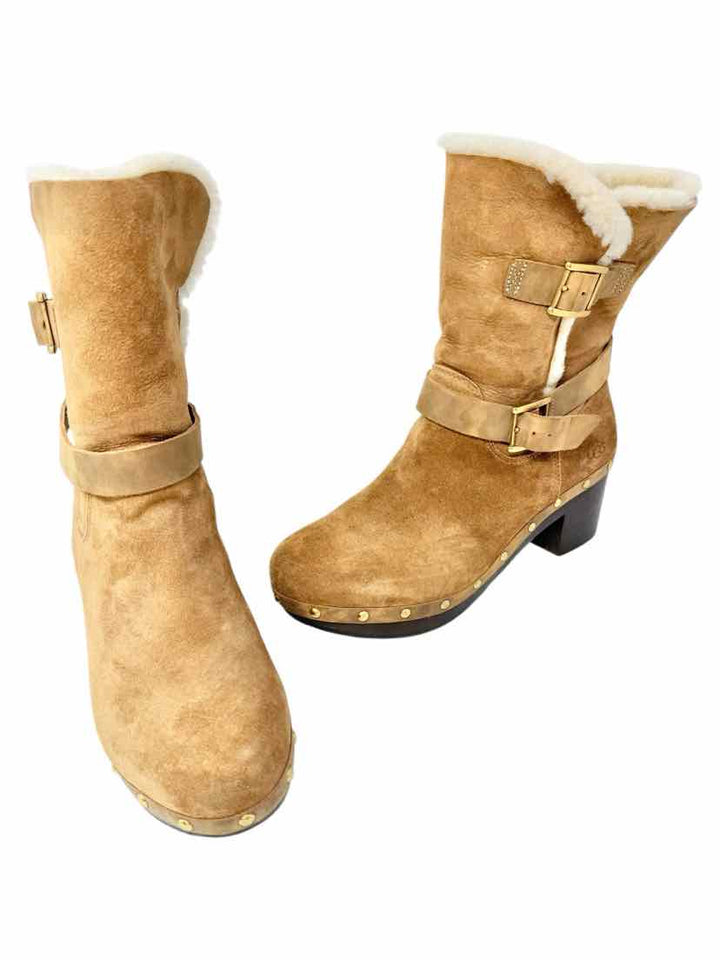 Shoe Size 10 Ugg Tan Suede Boots