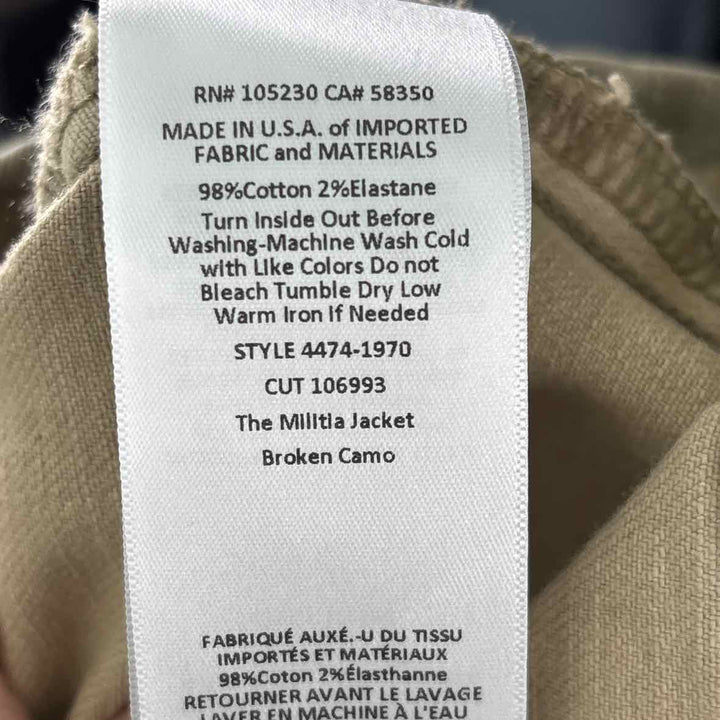 Size XL CURRENT ELLIOTT Olive Jacket