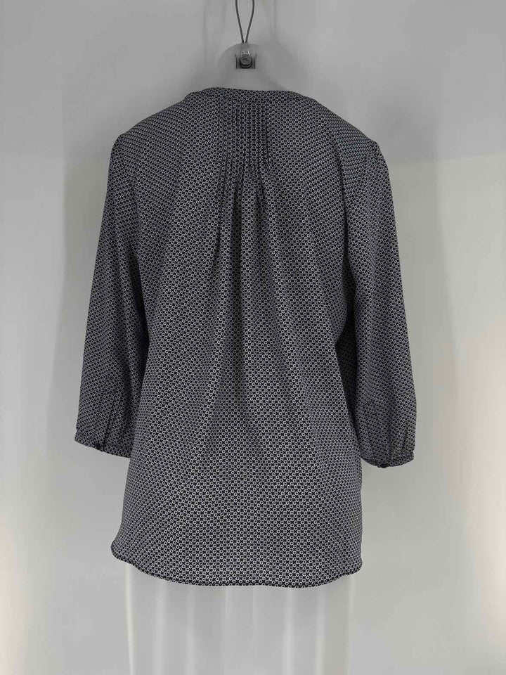 Size S NYDJ Navy Print Shirt
