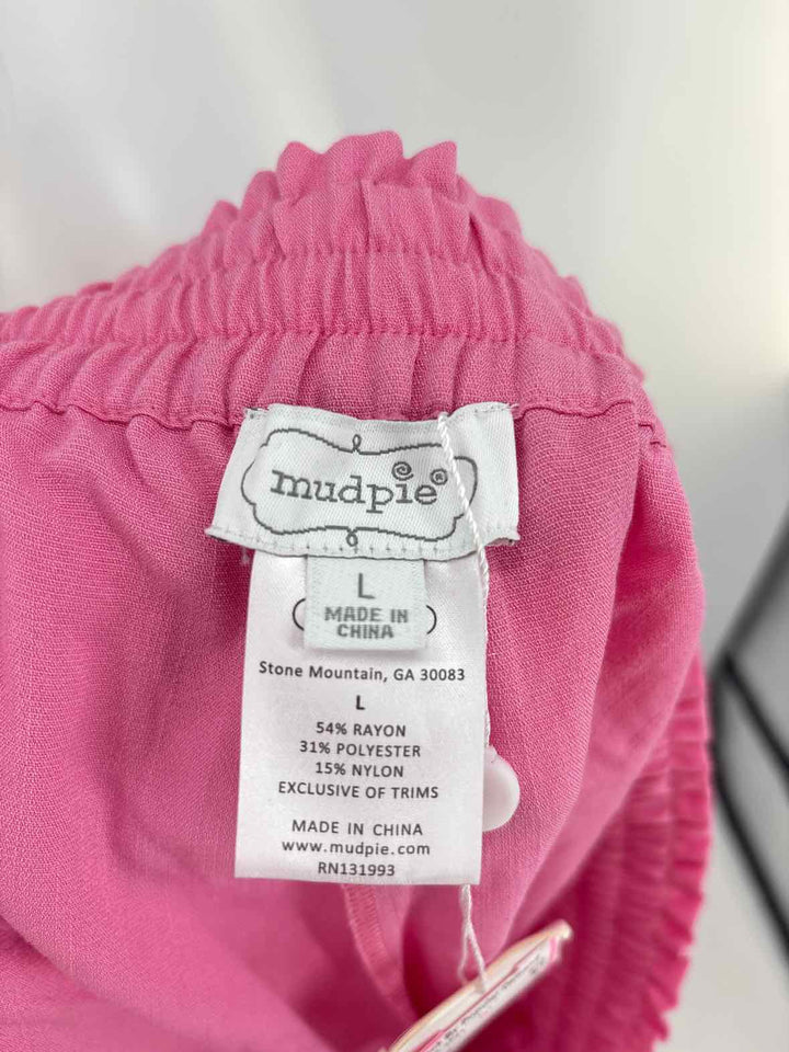 Size L Mud Pie Pink Shorts