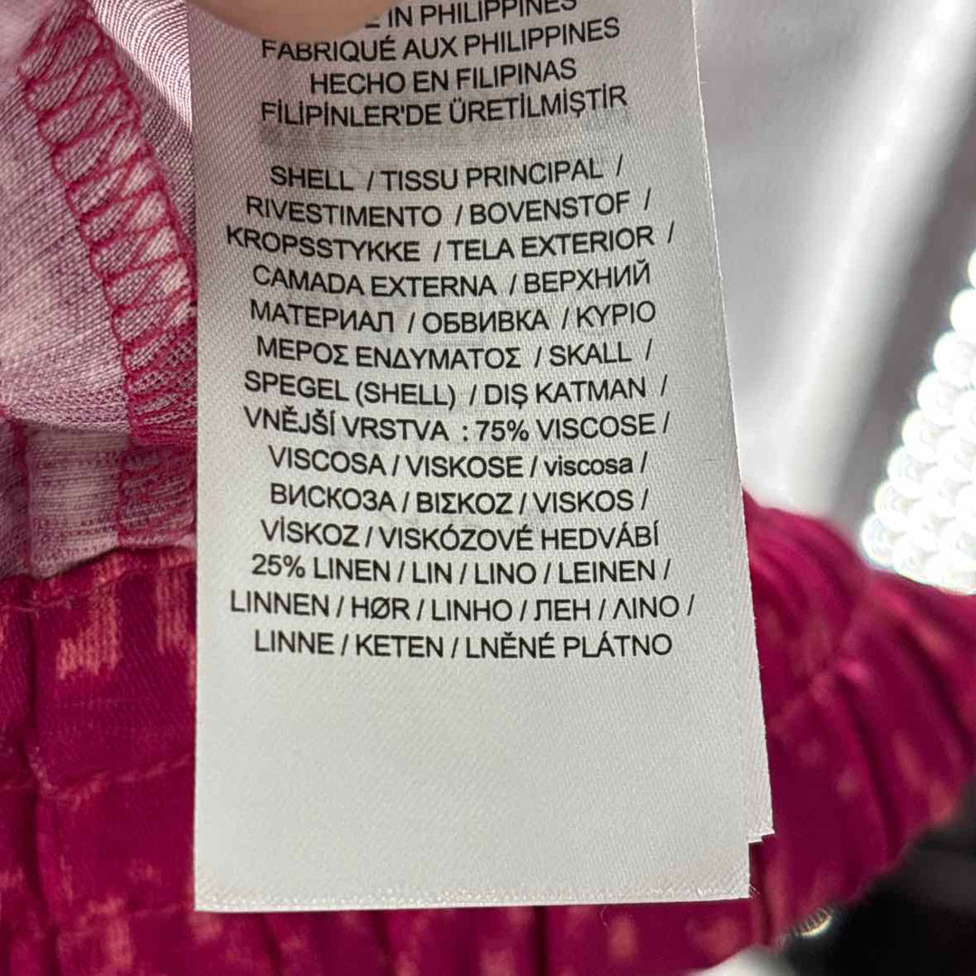 Size S RALPH LAUREN Fuschia Viscose Pants