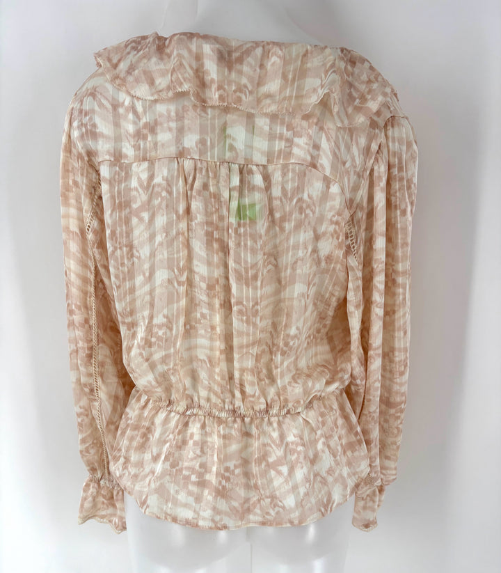 Size XL Sam Edeleman Peach Shirt