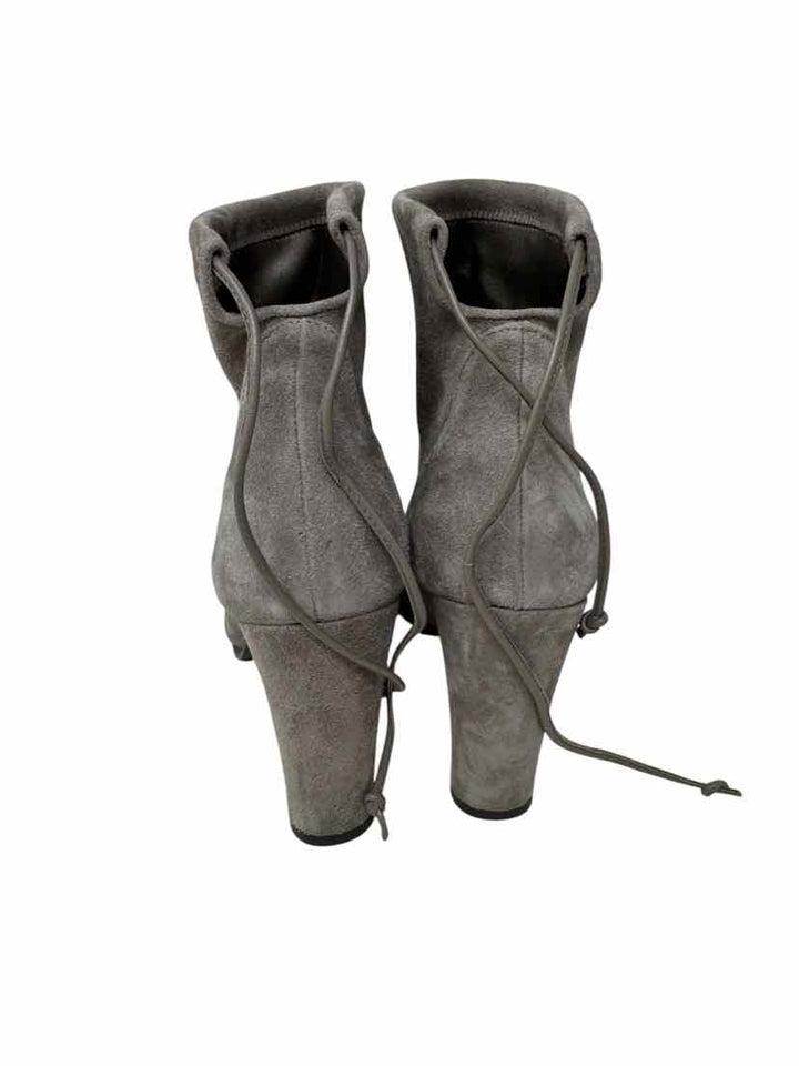Shoe Size 7.5 Stuart Weitzman Gray Suede Boots